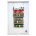 thumbnail image 1 of Evelots Over the Door Pantry Spice Rack Organizer -6 Tier -Holds up to 54 Spices- Adjustable Metal Baskets for Kitchen, Bathroom Storage & Organization (White) No Tool Easy Install, 1 of 7