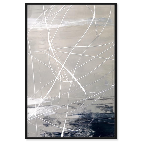 Evelyn Corbett Canvas Minimalist Abstract by Art Remedy, Black Frame, 16" x 24"