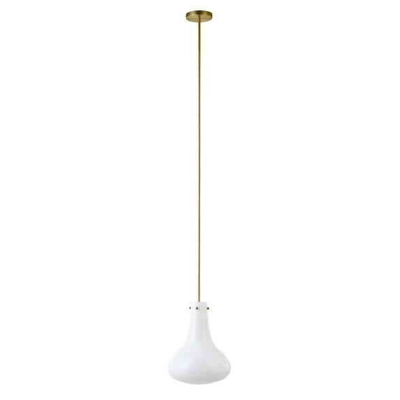 Evelyn&Zoe 11" Gold Pendant