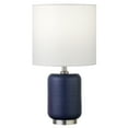 thumbnail image 1 of Evelyn&Zoe 15" Modern/Contemporary Mini Lamp with White Drum Linen Shade, 1 of 4