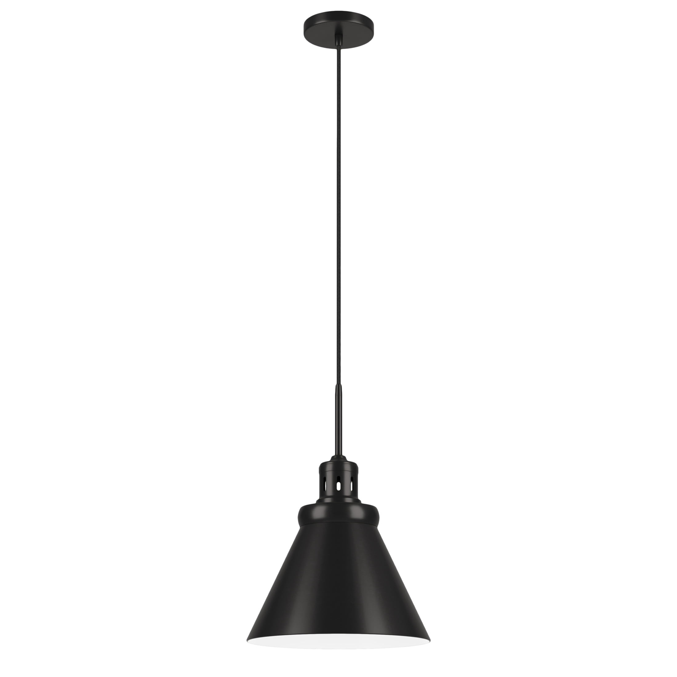 Evelyn&Zoe 17" Blackened Bronze Pendant