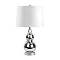 thumbnail image 1 of Evelyn&Zoe 21" Traditional Metal Table Lamp with White Drum Linen Shade, 1 of 10