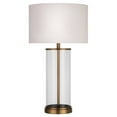 thumbnail image 1 of Evelyn&Zoe 28" Traditional Metal Table Lamp with White Drum Linen Shade, 1 of 14
