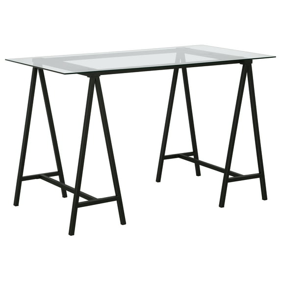 Evelyn&Zoe 48" Black Desk