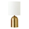 thumbnail image 1 of Evelyn&Zoe 6" Brass Metal/Fabric Mini Lamp, 1 of 10