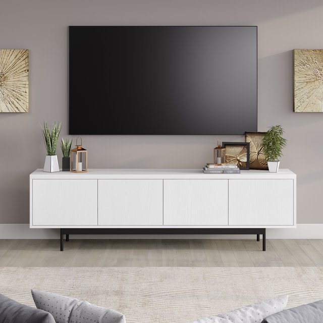 Evelyn&Zoe Abington Rectangular TV Stand for TV's up to 75