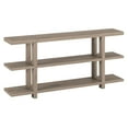 thumbnail image 1 of Evelyn&Zoe Acosta 64" Wide Rectangular Console Table, Antiqued Gray Oak, 1 of 8