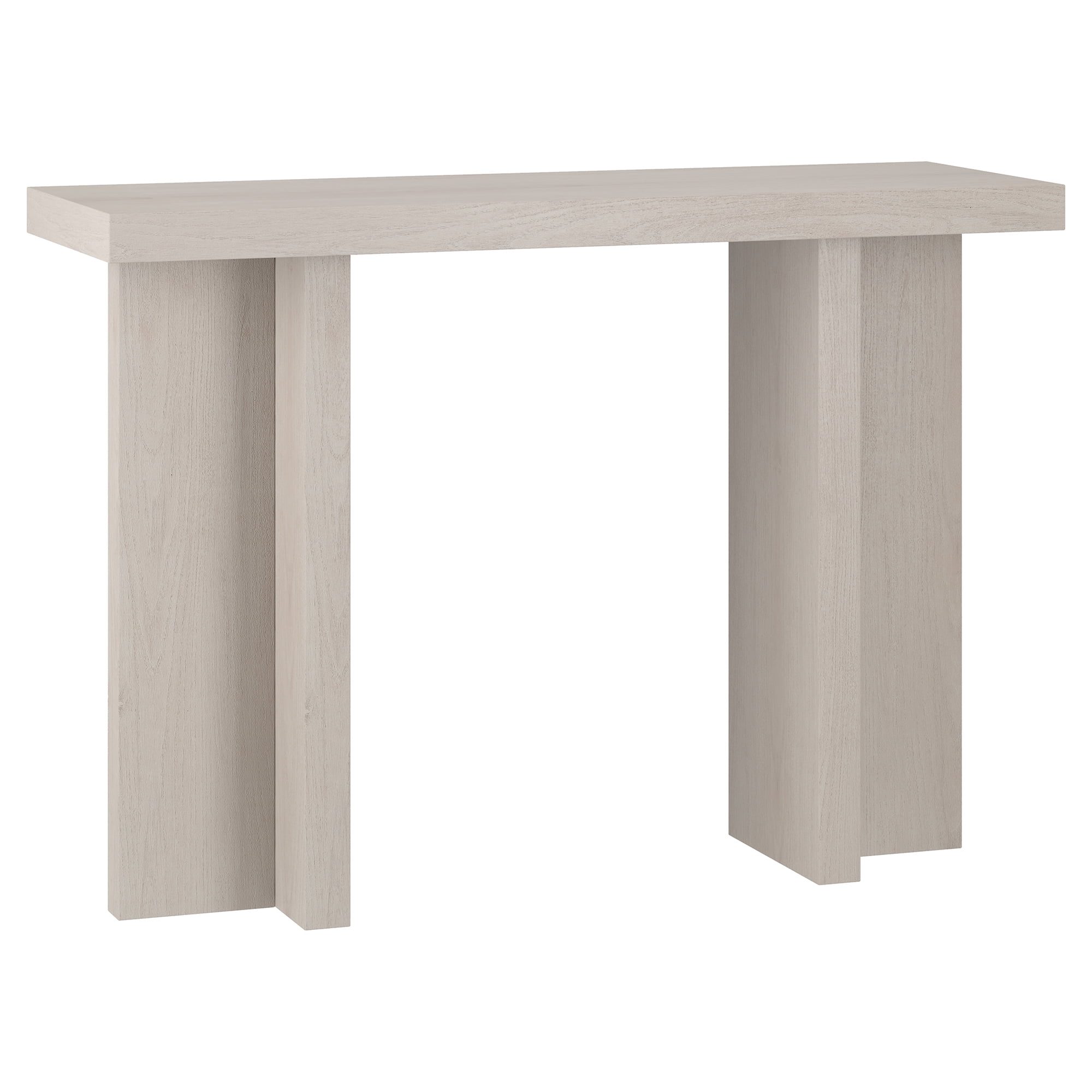 Alder White 42" MDF Modern Console Table