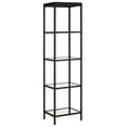 thumbnail image 1 of Evelyn&Zoe Alexis 18" Wide Rectangular Bookcase, Blackened Bronze, 1 of 7