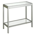 thumbnail image 1 of Evelyn&Zoe Alexis 24" Wide Rectangular Side Table, Satin Nickel, 1 of 8