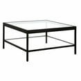 thumbnail image 1 of Evelyn&Zoe Alexis 32" Wide Square Coffee Table, Blackened Bronze, 1 of 8