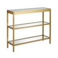 thumbnail image 1 of Evelyn&Zoe Alexis 36" Wide Rectangular Console Table, Brass, 1 of 9