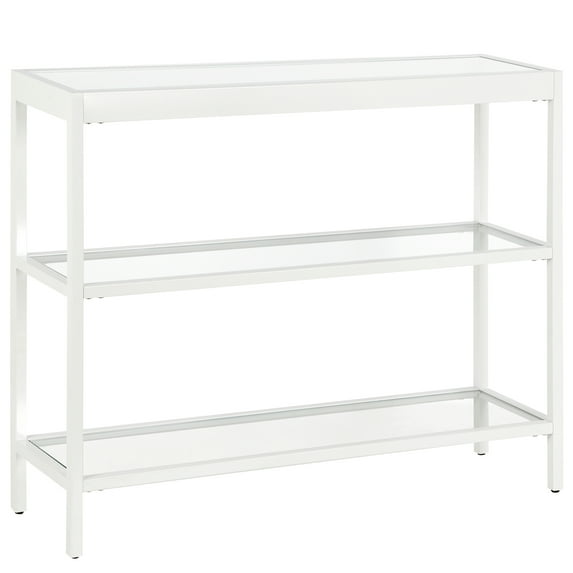 Evelyn&Zoe Alexis 36" Wide Rectangular Console Table, White