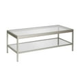 thumbnail image 1 of Evelyn&Zoe Alexis 45" Wide Rectangular Coffee Table, Nickel, 1 of 8