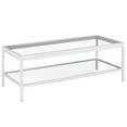 thumbnail image 1 of Evelyn&Zoe Alexis 45" Wide Rectangular Coffee Table, White, 1 of 6