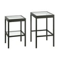 thumbnail image 1 of Evelyn&Zoe Alexis Rectangular & Square Nested Side Table, Blackened Bronze, 1 of 9
