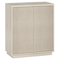 Evelyn&Zoe Alston 28" Wide Rectangular Accent Cabinet, Alder White