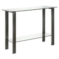 thumbnail image 1 of Evelyn&Zoe Asta 42" Wide Rectangular Console Table, Gunmetal Gray, 1 of 8