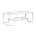 thumbnail image 1 of Evelyn&Zoe Athena 45" Wide Rectangular Coffee Table, White, 1 of 11