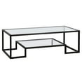 thumbnail image 1 of Evelyn&Zoe Athena 54" Wide Rectangular Coffee Table, Blackened Bronze, 1 of 8
