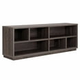 thumbnail image 1 of Evelyn&Zoe Bowman Rectangular TV Stand for TV's up to 75", Burnished Oak, 1 of 9