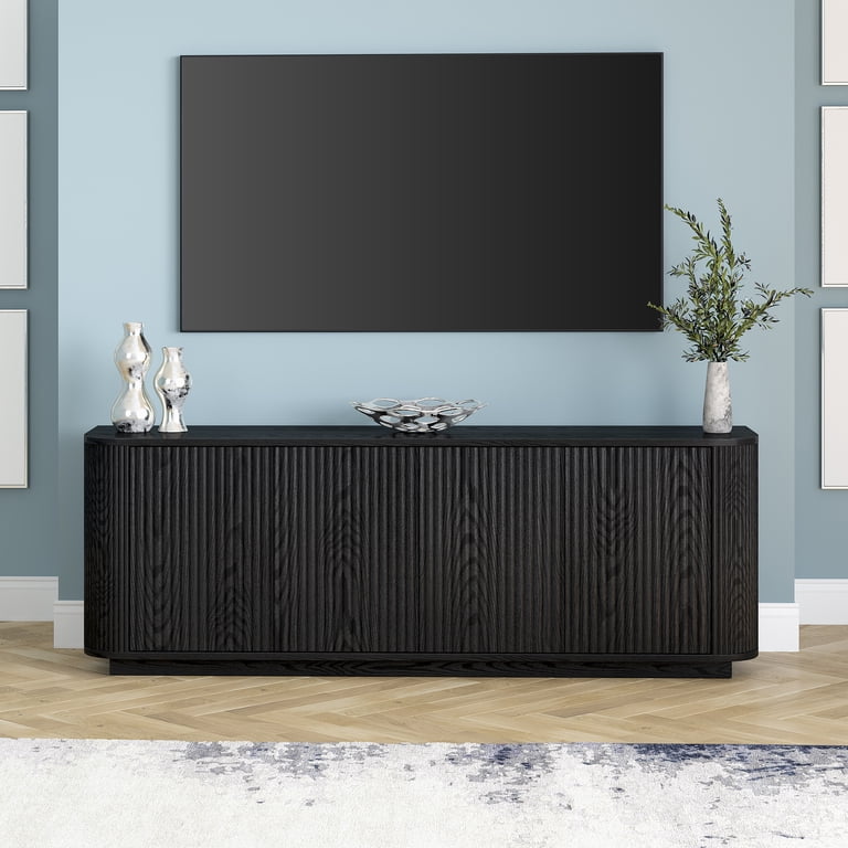 【シルクスクリーン】 レオマクドウェル 「黒い馬」エディ：59/250 Evelyn&Zoe Canton Transitional TV Stand For TVs up to 75