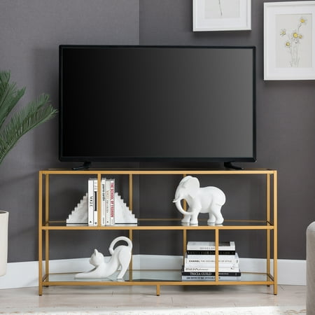 Camden&Wells - Clark TV Stand for TVs Up to 55" - Brass