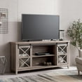 thumbnail image 1 of Evelyn&Zoe Clementine Rectangular TV Stand for TV's up to 75", Antiqued Gray Oak, 1 of 7
