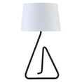 thumbnail image 1 of Evelyn&Zoe Cora 22" Modern Metal Table Lamp with White Bell Fabric Shade, 1 of 5