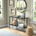 thumbnail image 1 of Evelyn&Zoe Dafna 45" Wide Rectangular Console Table, Blackened Bronze, 1 of 9