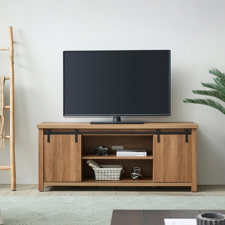 Camden&Wells - Deacon TV Stand for TVs Up to 65" - Golden Oak