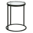 thumbnail image 1 of Evelyn&Zoe Duxbury 16" Wide Round Side Table, Blackened Bronze, 1 of 9