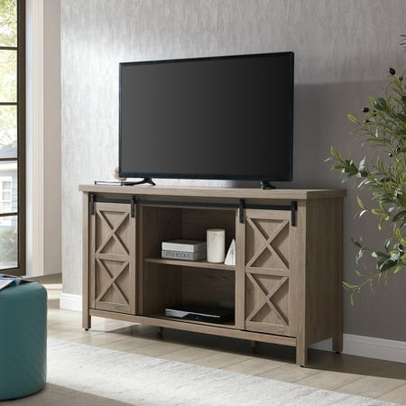 Camden&Wells - Elmwood TV Stand for Most TVs up to 65" - Antiqued Gray Oak