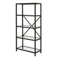 thumbnail image 1 of Evelyn&Zoe Etta 63" Tall Rectangular Bookcase, Blackened Bronze, 1 of 8