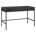 thumbnail image 1 of Evelyn&Zoe Evans 48" Wide Rectangular Writing Desk, Black, 1 of 7