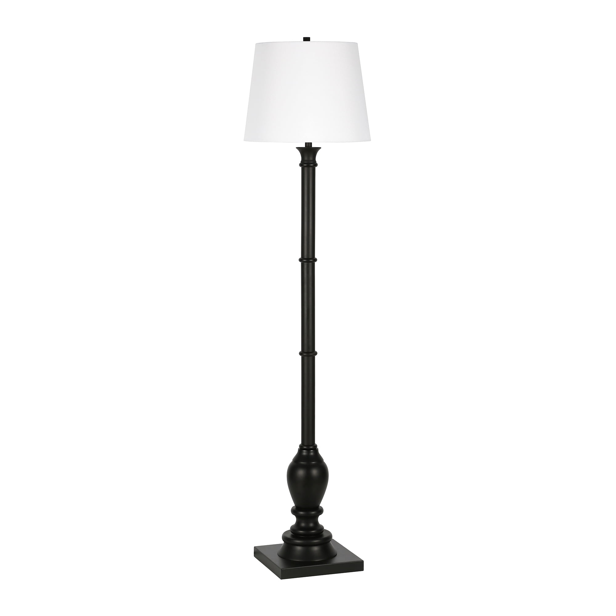 Arcadian Bronze Arc Floor Lamp with Empire Shade