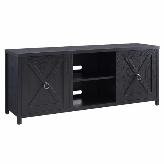 Evelyn&Zoe Granger Rectangular TV Stand for TV's up to 65", Black