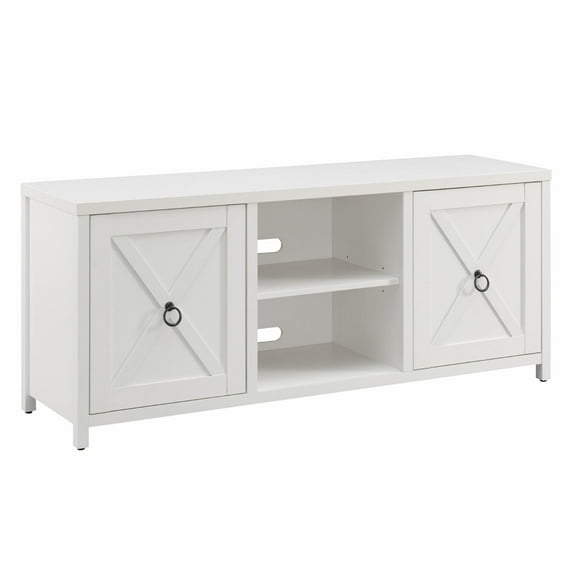 Evelyn&Zoe Granger Rectangular TV Stand for TV's up to 65", White