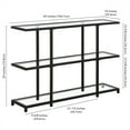 thumbnail image 1 of Evelyn&Zoe Greenwich 42" Wide Rectangular Console Table, Blackened Bronze, 1 of 5