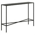 thumbnail image 1 of Evelyn&Zoe Henley 42" Wide Rectangular Console Table with Metal Top, Blackened Bronze, 1 of 5