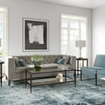 thumbnail image 1 of Evelyn&Zoe Hera 45" Wide Rectangular Coffee Table with Mirror Shelf, Blackened Bronze, 1 of 5