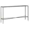thumbnail image 1 of Henn&Hart 55" Gunmetal Gray Metal Console Table, 1 of 8