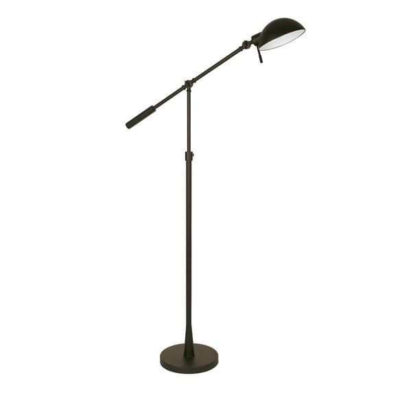 Evelyn&Zoe Industrial Metal Tilting Floor Lamp