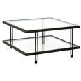thumbnail image 1 of Evelyn&Zoe Inez 32" Wide Square Coffee Table in Blackened Bronze, 1 of 9