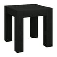 thumbnail image 1 of Evelyn&Zoe Langston 22" Wide Square Side Table, Black Grain, 1 of 8