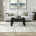 thumbnail image 1 of Evelyn&Zoe Langston 34" Wide Square Coffee Table, Black Grain, 1 of 5