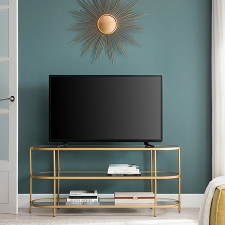 Camden&Wells - Leif TV Stand for TVs Up to 60" - Brass