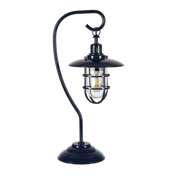 Evelyn&Zoe Metal Nautical Lantern Lamp