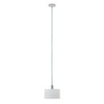 thumbnail image 1 of Evelyn&Zoe Mid-Century 1-Light Ceiling Hanging Pendant Light, Silver, 1 of 12