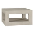 thumbnail image 1 of Evelyn&Zoe Minimalist Easy Assembly MDF Coffee Table, Alder White, 1 of 8